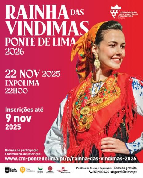 Rainha das Vindimas Ponte de Lima 2026
