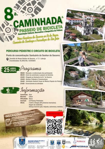 8.&ordf; Caminhada e Passeio de Bicicleta - Associa&ccedil;&atilde;o Cultural, Recreativa e Desportiva da Feitosa